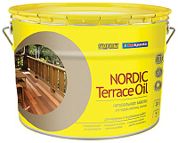 Масло для террас Nordic Terrace Oil с воском бесцветная база Symphony (2.7л)