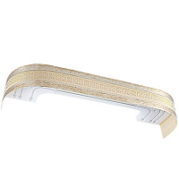 Карниз 3 ряда с поверхностью ПВХ Соло, 7см 2м, цвет шампань Легранд