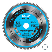 Диск пильный мультиматериал DIAMOND INDUSTRIAL ф255*30/25.4мм*100зуб TCG MultiCut (DIDM255Z100)