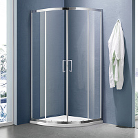 Ограждение душевое Lea-R-1200-C-Chrome 1200*1200*1850мм SANTREK AQUA 308510 хром
