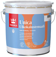 Алкидная краска Tikkurila Unica Бесцветная полуглянцевая (База С) 2.7 л