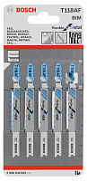 Пилка для лобзика T118AF Bosch(2608634505)