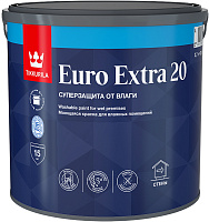 Краска Euro Extra 20 для влажных помещений полуматовая база С Tikkurila