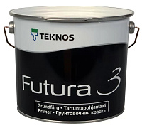 Грунтовочная краска TEKNOS Futura 3 Белая Матовая (База PM1) 9 л