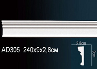 Молдинг из полиуретана гладкий AD305 ARTFLEX
