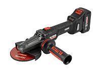 Шлифмашина угловая аккумуляторная ELITECH HD CAG 2012DSL удл. кейс ESS 20В б/щ ф125 рег.об 2акк*4.0а/ч(ELP)+з/у (E2213.075.02)