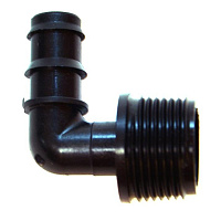 Уголок с внешней резьбой Masterprof 3/4" на 16мм 2 штуки ДС.070723