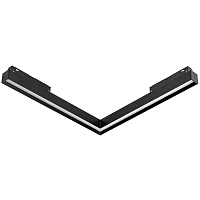 Светильник угловой для трека UNO LED 295*22*25мм 24W 1600LM 90G 48V 4000К ANTIGLARE черный матовый LightStar 259447