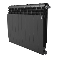 Радиатор биметаллический BiLiner 500мм VR 8 секций Noir Sable Royal Thermo RTBNSVR50008