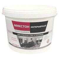 Краска для стен и потолков Микстон ВДАК-2180 Белая (14кг)