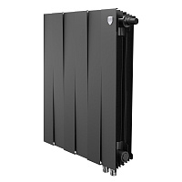 Радиатор биметаллический PianoForte 500 VDR80 6 секций Royal Thermo RTPNNSVDR8050006 Noir Sable
