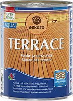 Масло для террас водоразбавимое EskaroTerrace Aqua бесцветное база EC EWW007 (0.9л)
