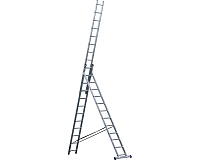 Лестница 3-секции ПРОФ усиленная 12 ступеней STAIRS ALP312