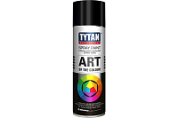 Краска аэрозольная матовая RAL 9004 черный TYTAN Professional ART OF THE COLOR 93885 (0.4л)