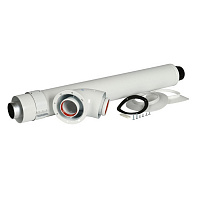 Дымоход коаксиальный Stout для прохода через стену D60/100 (совместим с Protherm) SCA-6010-220850