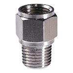 Пневматический переходник Fubag 1/4"M - 1/4"F (180186 B)