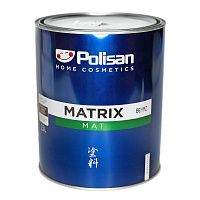 Эмаль универсальная алкидная MATRIX MAT матовая белая база Polisan 44900011000 2.5л