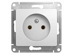 Розетка Schneider GLOSSA  GSL000141 без заземления белый