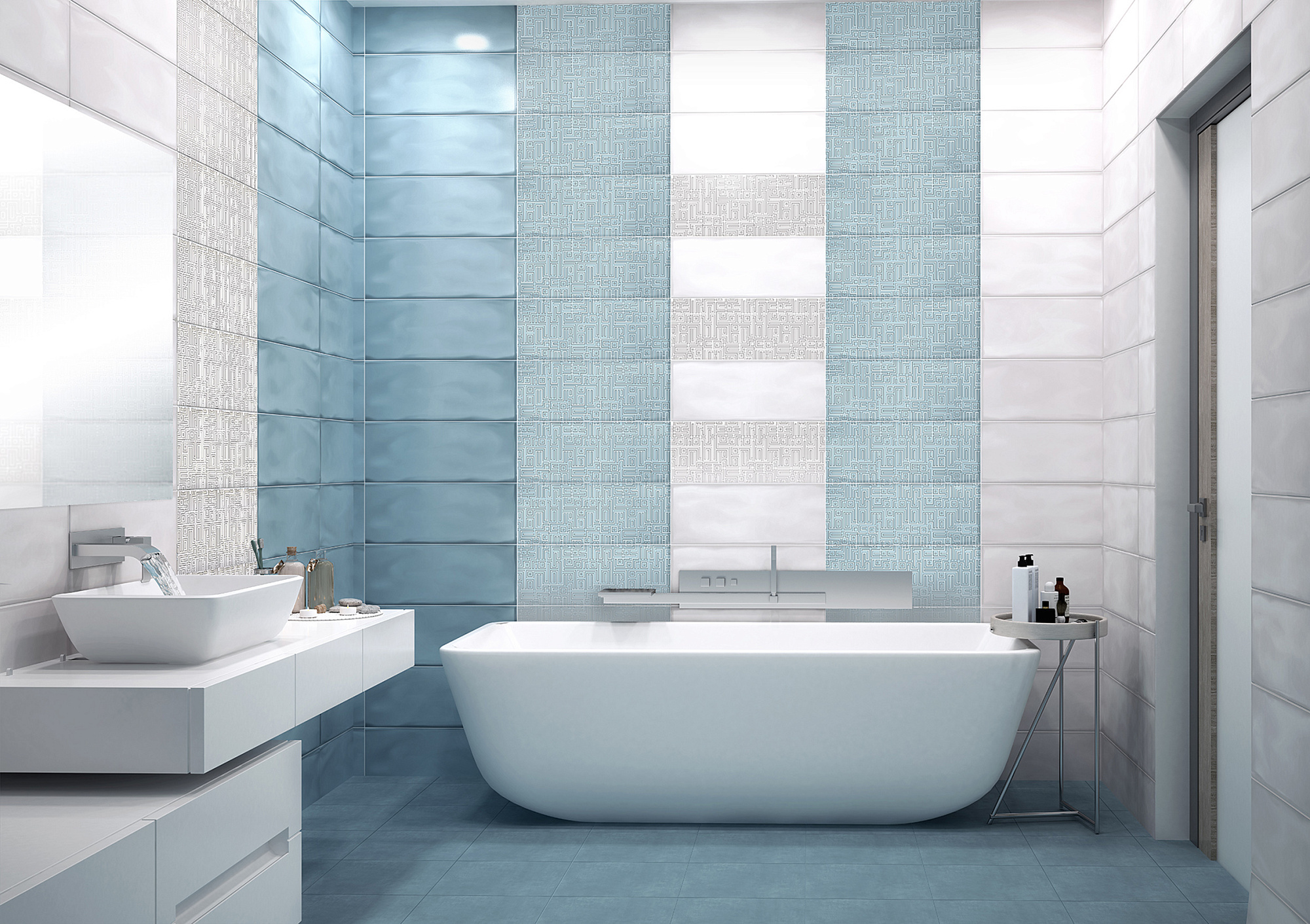 Вставка Nuvola Aqua Labirint 20.1*50.5 см, AZORI 586532001 доставка Нижний Новгород 1 Вставка Nuvola Aqua Labirint 20.1*50.5 см, AZORI 586532001 купить 1