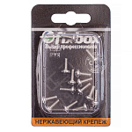 Винт нержавеющий с полукруглой головкой Fixbox М4*10 (14 штук) DIN 7985 4736030
