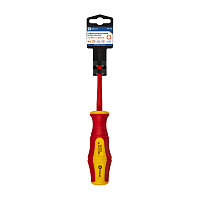 Отвертка Диэлектрическая Кобальт FL/PZ-1*80 мм до 1000В Ultra Grip (799-727)