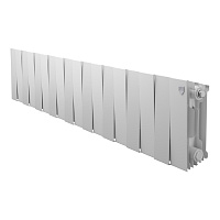 Радиатор биметаллический PianoForte 200мм 18 секций Bianco Traffico Royal Thermo RTPBT20018