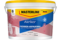 Краска фасадная Masterline by Marshall Akrikor силикон-акриловая матовая бесцветная база BС 50036154 (2.5л)
