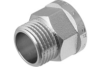 Удлинитель шестигранный 1/2" *15мм никель внутренняя-наружная MIXTON ИС.071978
