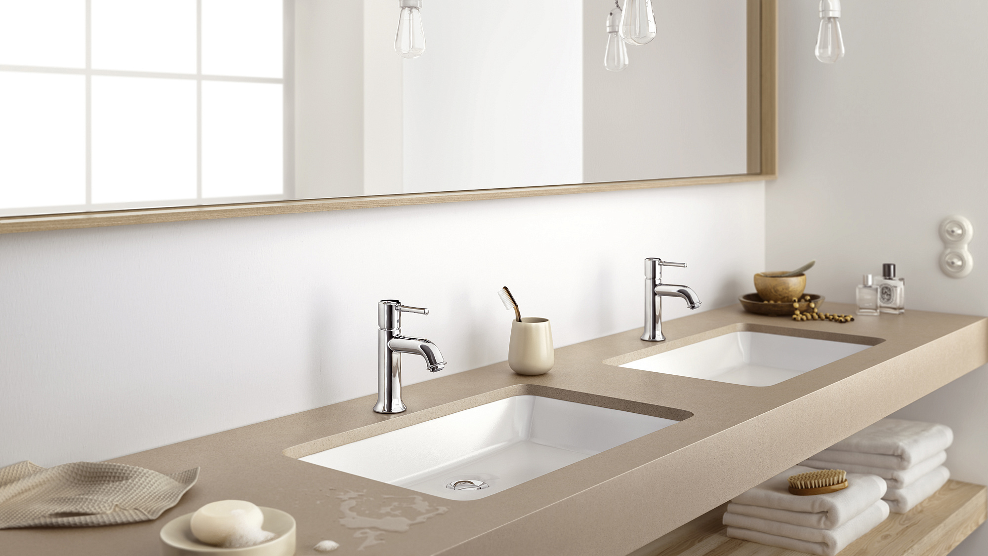 Смеситель HANSGROHE Talis Classic 14111000 для раковины с низким изливом хром доставка Нижний Новгород 2 Смеситель HANSGROHE Talis Classic 14111000 для раковины с низким изливом хром купить 2