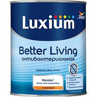 Краска Luxium by Dulux Better Living Antibacterial  база BС Luxium 50035363