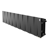 Радиатор биметаллический PianoForte 200мм VDR 18 секций Noir Sable Royal Thermo RTPNSVDR20018