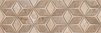Плитка настенная Empressa Brown Decor 04 carving 1.08кв.м 30*90см Primavera DC06-04