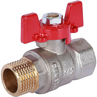 Кран шаровой 1/2" внутренняя/наружная Rommer RBV-0004-0210215