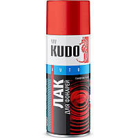 Лак для тонировки фар красный Kudo KU-9022  (520мл)