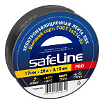Изолента 19мм*20м Safeline черная 