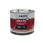 Алкидная эмаль Лакра ПФ-115 Шоколадно-коричневая 2 кг