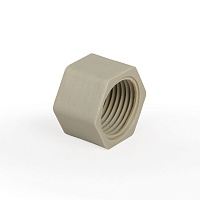 Заглушка PPR 3/4" внутренняя резьба  с O-Ring полипропиленовая серая Lm31036200010G