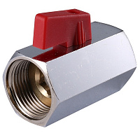 Кран шаровой мини Stout внутренняя резьба ручка флажок 3/4" SVB-0021-000020