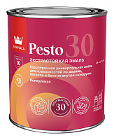 Алкидная краска Tikkurila Euro Pesto 30 Бесцветная (База С) 0.9 л