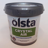 Краска Olsta CRYSTAL AIR гипоаллергенная матовая (База С) 0.9 л