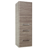 Шкаф-пенал Лотос 36 PLUS подвесной шелк зебрано Style Line ЛС-00000538