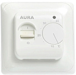Терморегулятор пола Aura LTC 130 c механическим управлением 5-40°C 16A 220В белый 3201130
