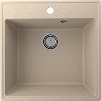 Мойка для кухни Ulgran Quartz Forte 505-03 кварцевая квадратная 50,5*50,5см десерт