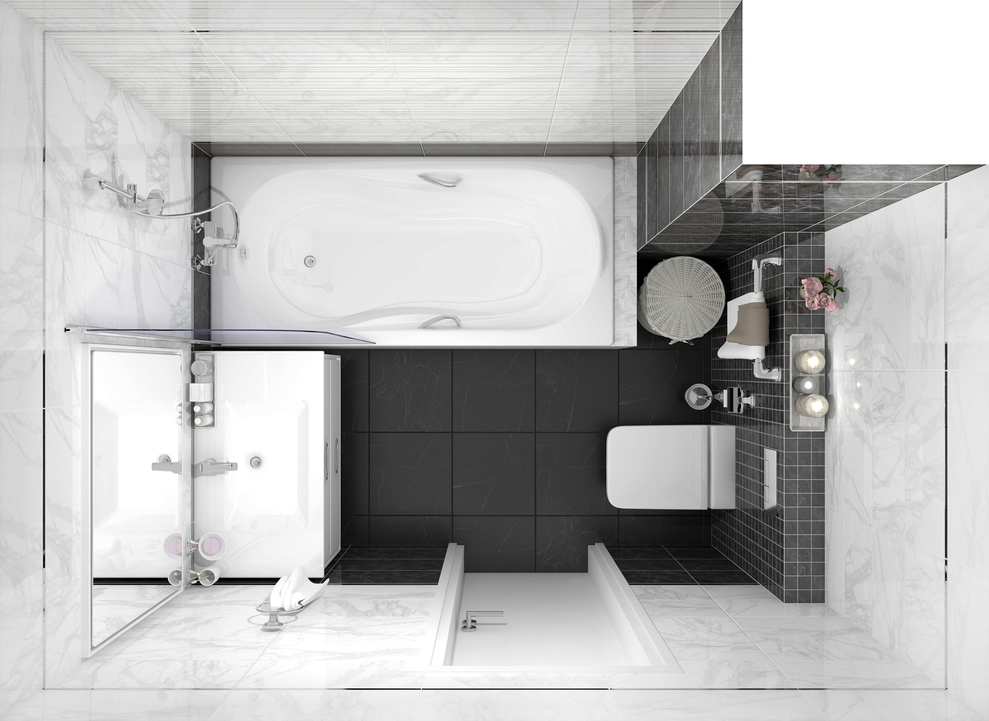 Плитка настенная Olimpus белая 25*50см Laparet 34021 купить 8