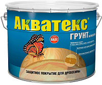  Грунт-антисептик Акватекс бесцветный (9л)