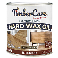 Масло защитное с твердым воском TimberCare Hard Wax Oil 350061 Темно-коричневый (0.75л)