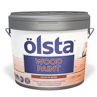 Краска Olsta Wood paint для деревянных поверхностей (База А) OWDA-09 0.9 л 