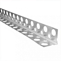 Профиль углозащитный ПУ алюм (уголок перфорирован)  21*21*3000