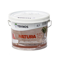 Лак для внутренних поверхностей TEKNOS NATURA 15 Бесцветный полуматовый