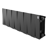Радиатор биметаллический PianoForte 200мм 12 секций Noir Sable Royal Thermo RTPNS20012